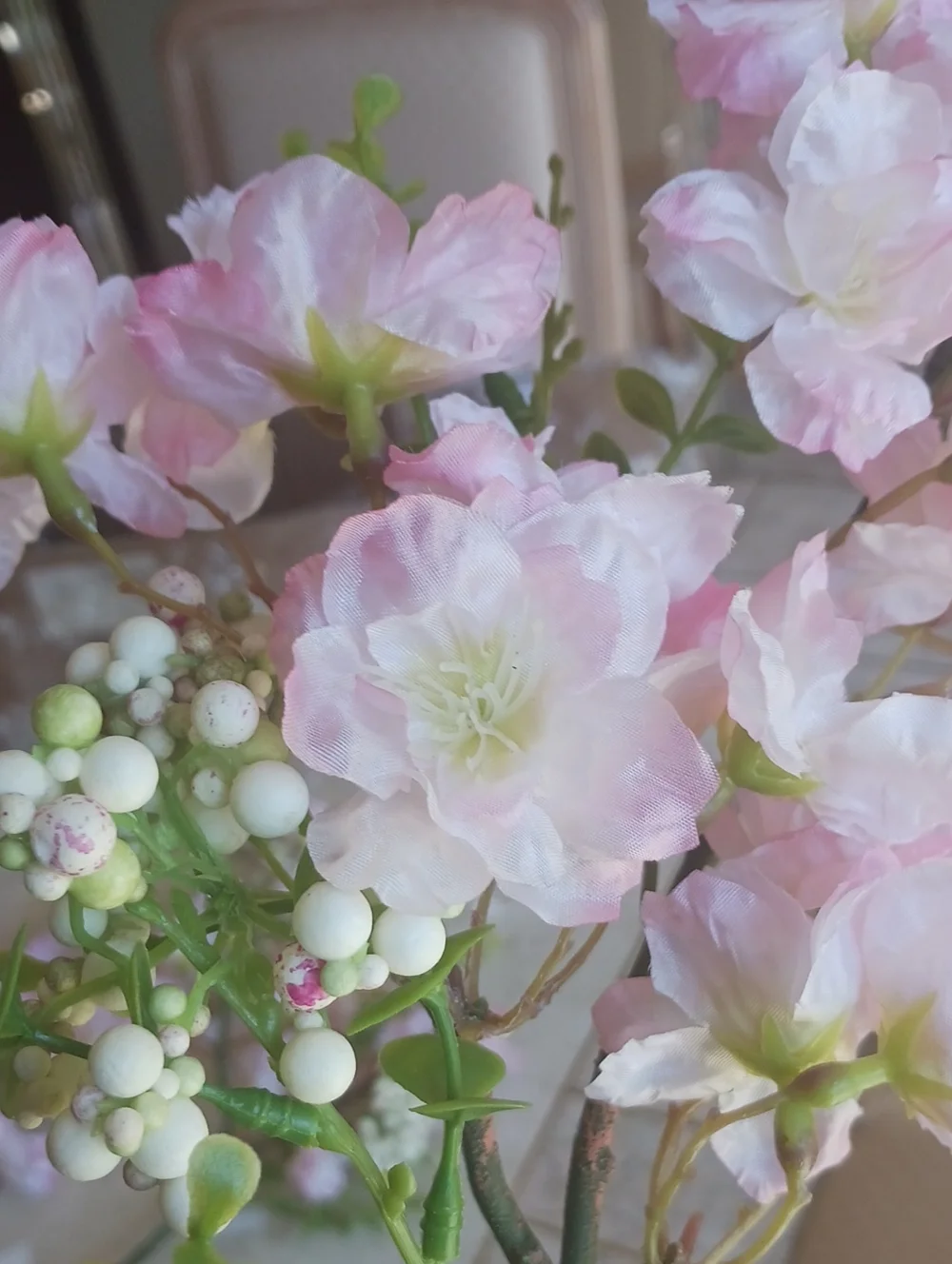 Florals/faux Cherry Blossom Stems- 17